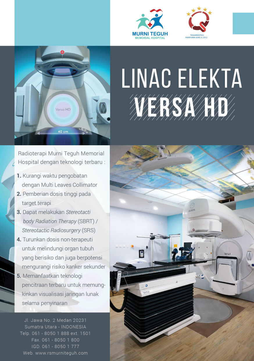 Radioterapi dengan teknologi terbaru (Linac Elekta Versa HD)