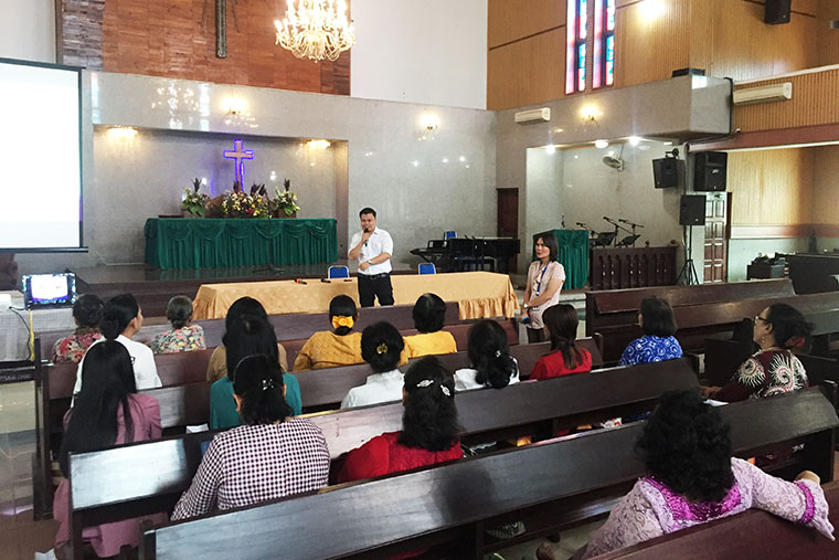 Health Talk di Gereja HKBP Sudirman Medan