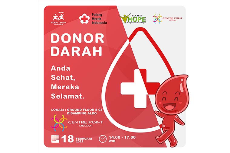 Donor Darah di Centre Point Medan