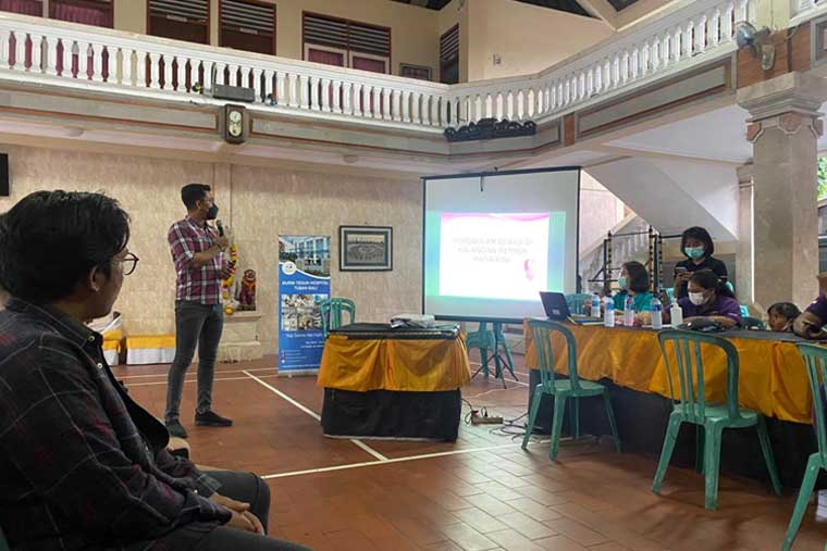 Posyandu Remaja di Gedung Balai Banjar Desa Adat Legian Kelod September 2022