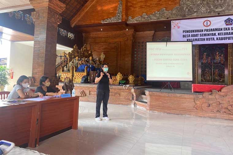 Posyandu Remaja di Gedung Balai Banjar Desa Adat Seminyak Oktober 2022