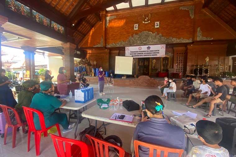 Posyandu Remaja di Gedung Balai Banjar Desa Adat Seminyak November 2022