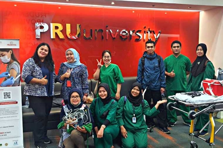 Program Vaksinasi Booster Kedua Kerjasama dengan Prudential Indonesia dan Prudential Syariah di PRUUniversity