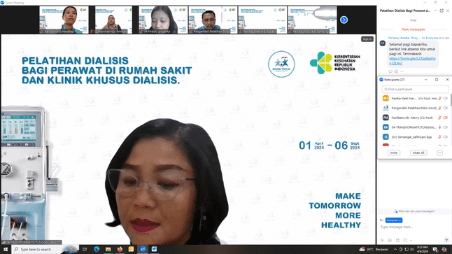 Pelaksanaan Pelatihan Dialisis Bagi Perawat di Rumah Sakit & Klinik Khusus Dialisis