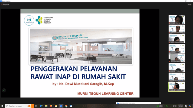 Pelaksanaan Pelatihan Manajemen Pelayanan Rawat Inap Bagi Kepala Unit/Ruangan di Rumah Sakit