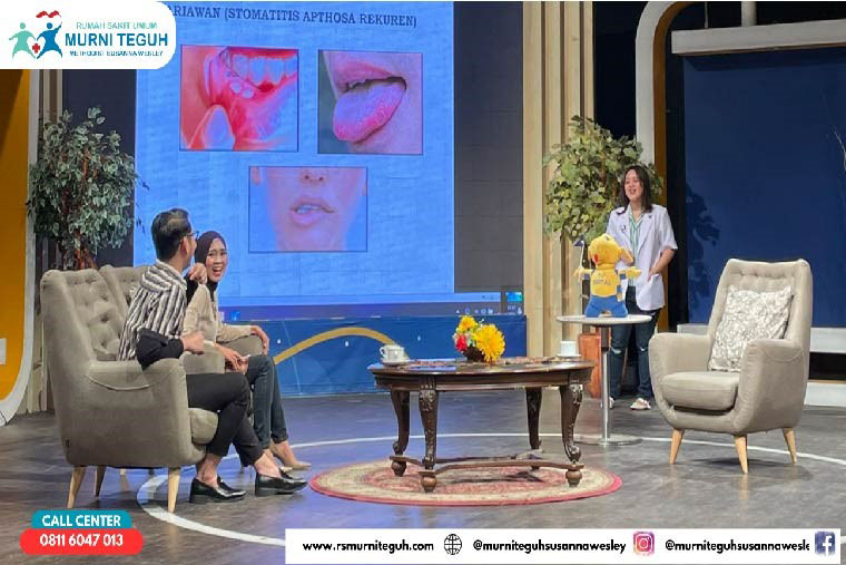 Talk Live TVRI  tentang “ Gigi yang Kuat, Cerminan Tubuh yang Kuat” 12 Juli 2023