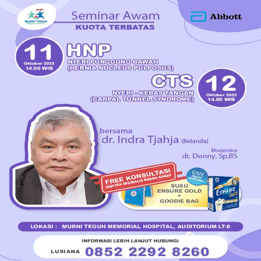 Seminar Awam dr. Indra Tjahja