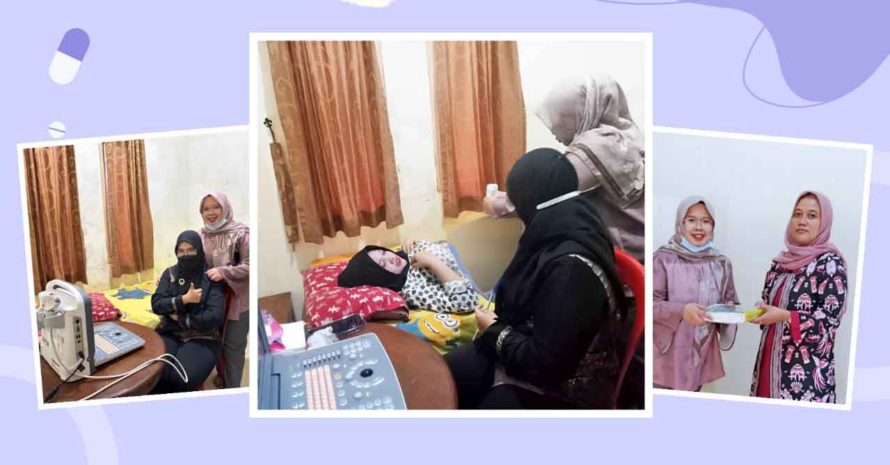 USG kehamilan gratis untuk pasien Puskesmas Pondok Pucung 