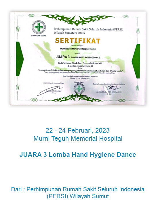 Murni Teguh JUARA 3 Lomba Hand Hygiene Dance