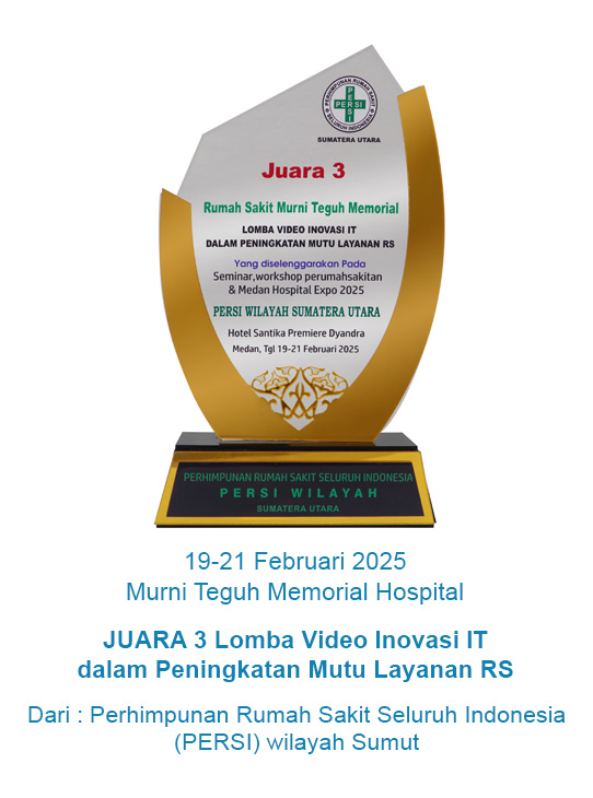 JUARA 3 Lomba Video Inovasi IT dalam Peningkatan Mutu Layanan RS