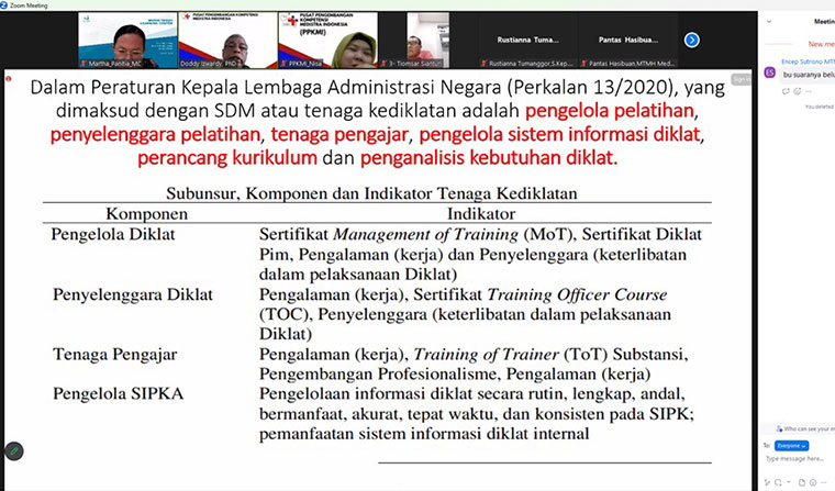 Pelaksanaan Pelatihan Pencegahan dan Pengendalian Infeksi (PPI Dasar) (09-13 Oktober 2023)